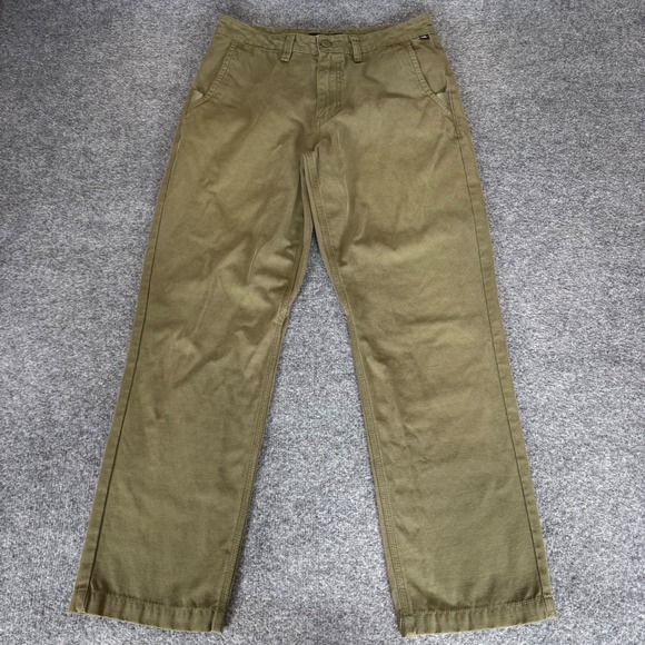 Vans Other - Vans Chino Pants Mens 32x29 Olive Green Skate Casual Straight Leg Cotton Stretch